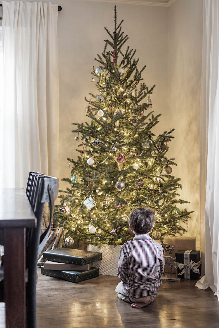 Traditional Nostalgic Christmas Tree