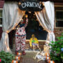 Creating a Spooky Carnival Porch Display for Halloween