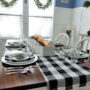 Adding A Touch of Winter To Our Dining Room this Holiday Season