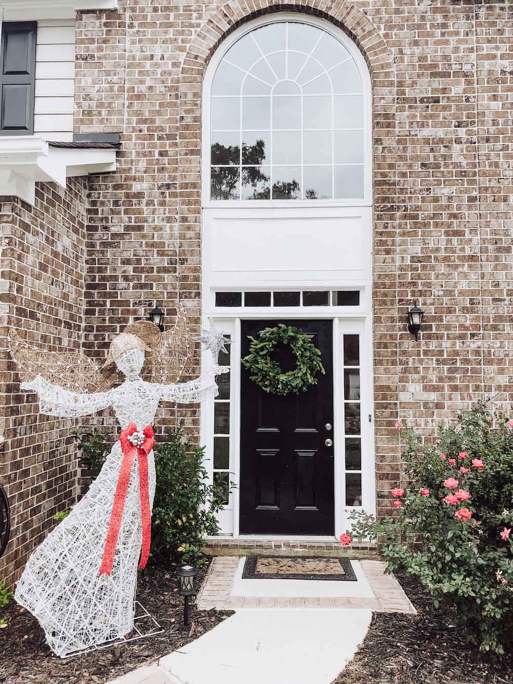 Holiday Greenery on Display in our Entryway